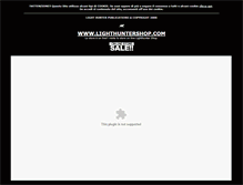 Tablet Screenshot of lighthunter.it
